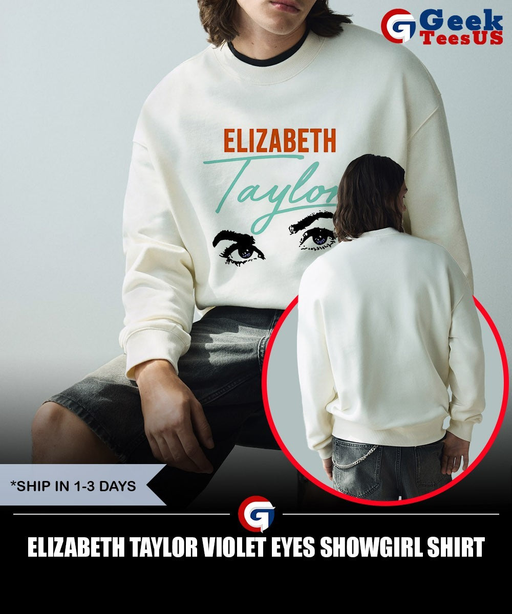 Elizabeth Taylor Violet Eyes Showgirl Shirt