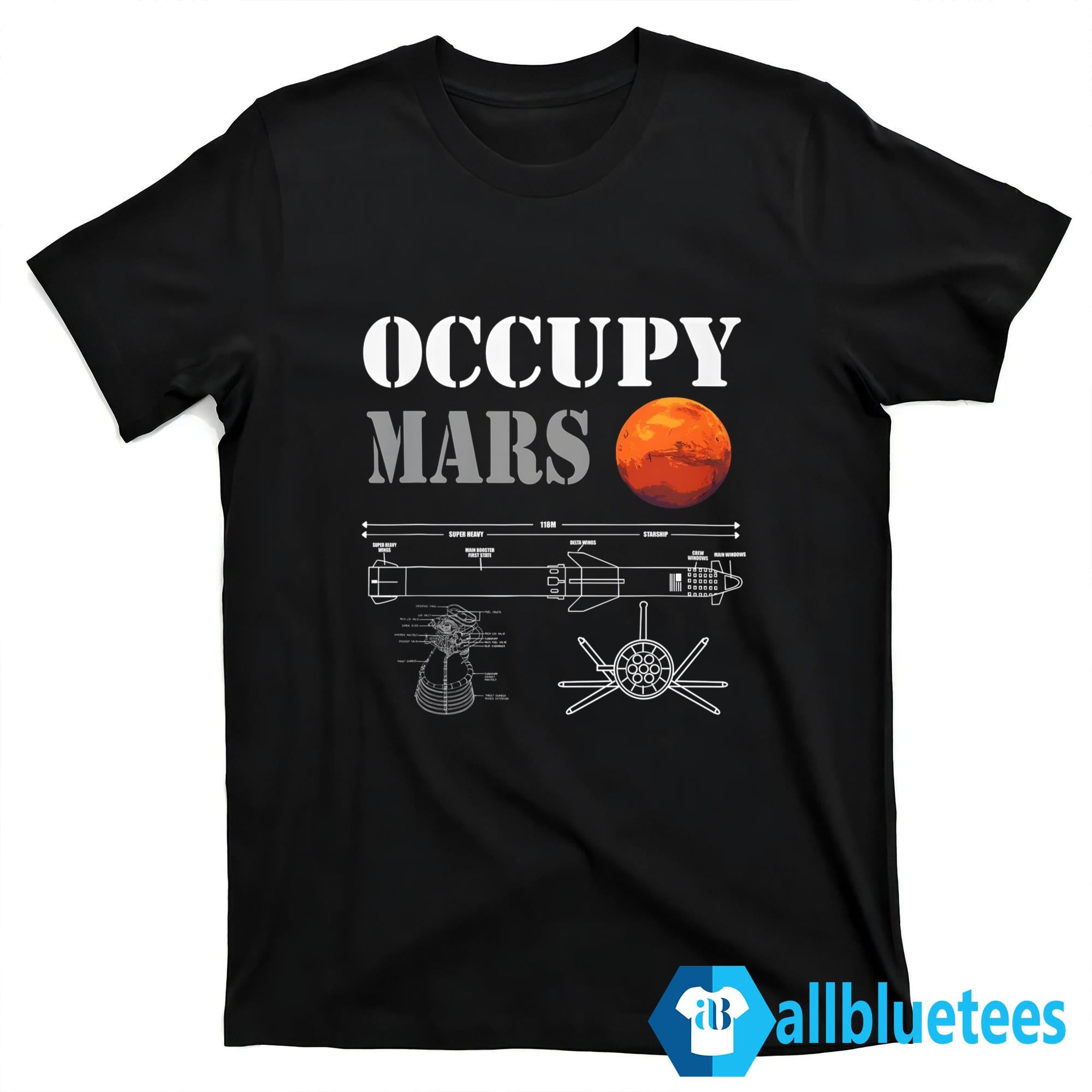 Elon Musk Occupy Mars Shirt