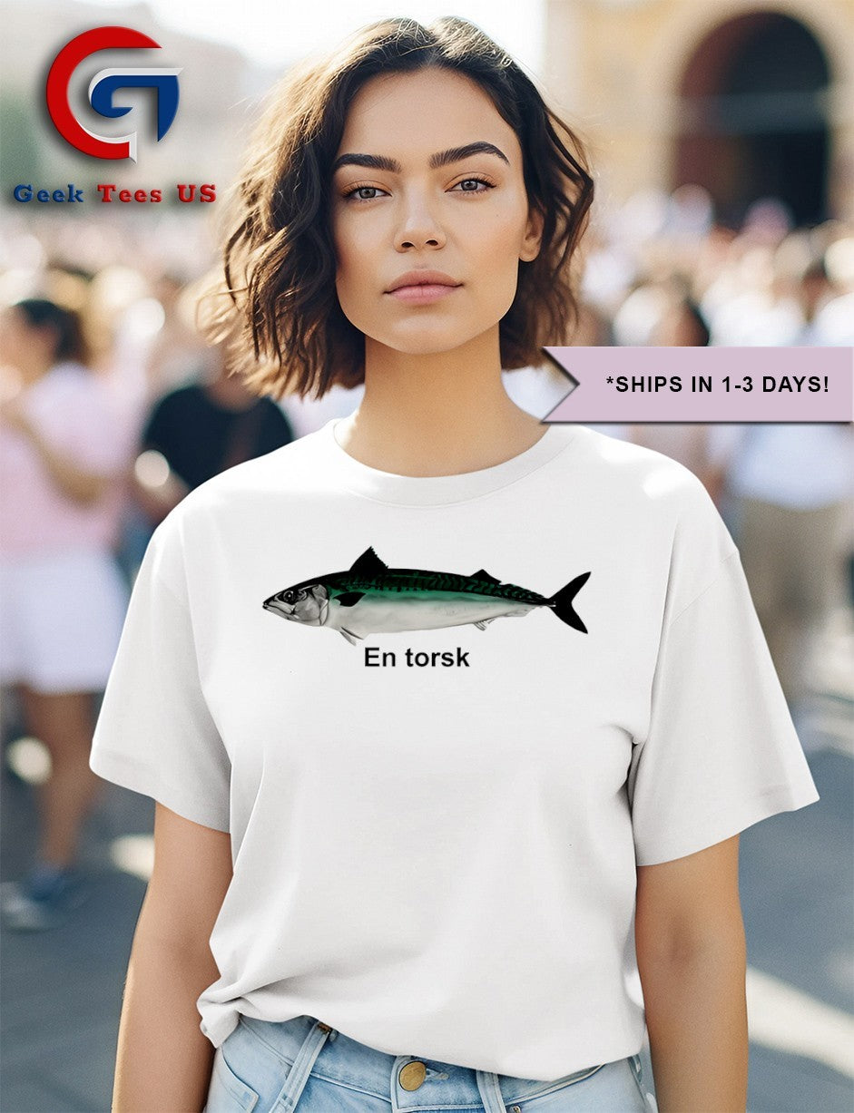 En Torsk fish shirt
