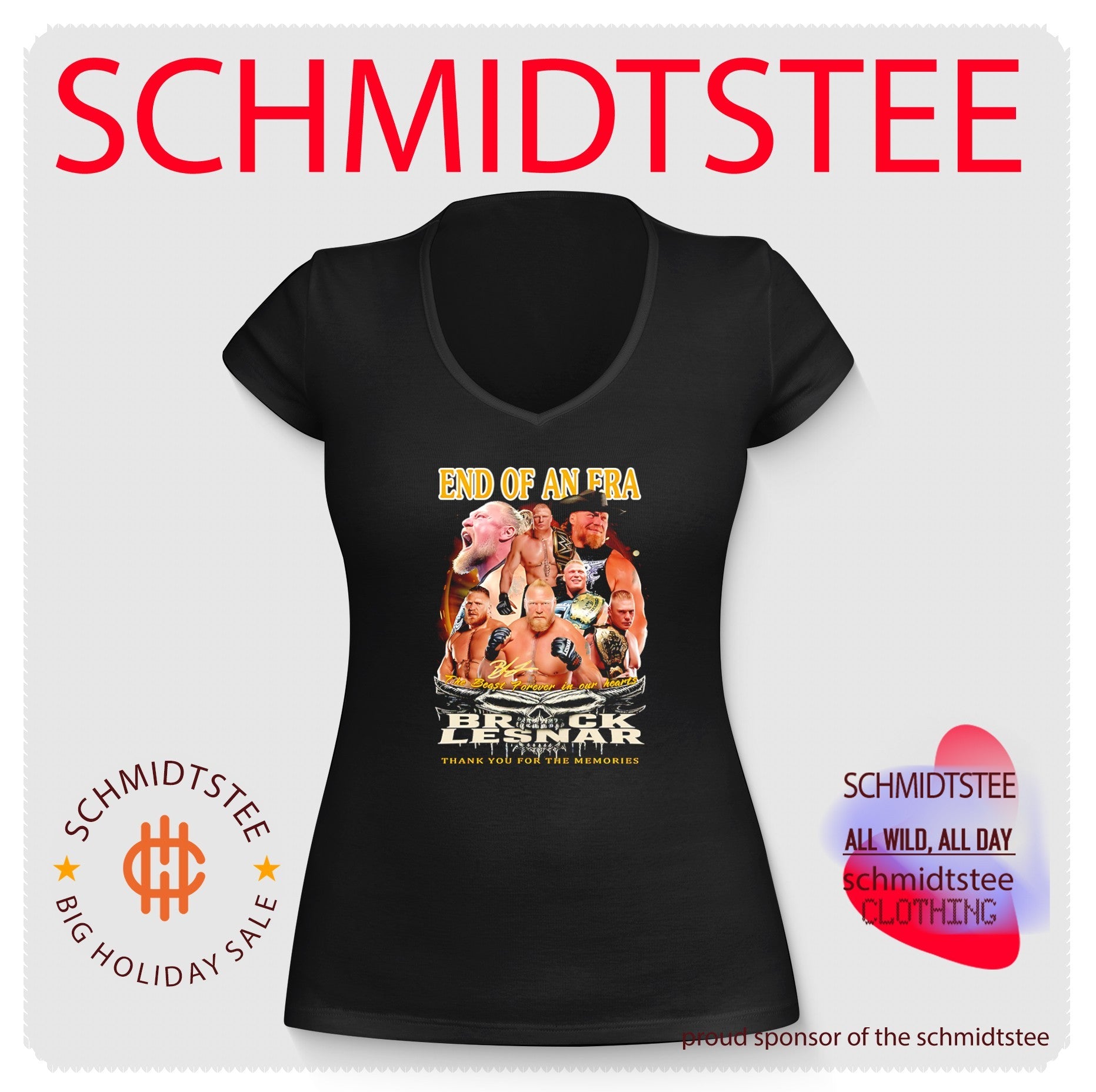 End of an era Brock Lesnar thank you for the memories shirt