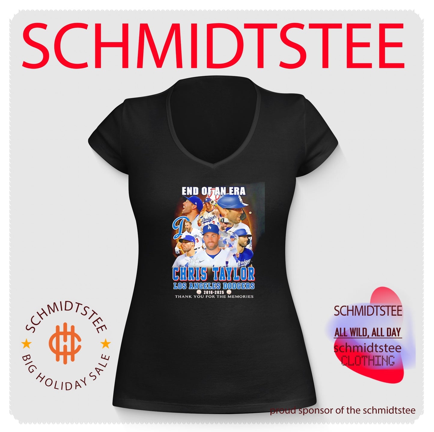 End of an era Los Angeles Dodgers Chris Taylor thank you for the memories shirt