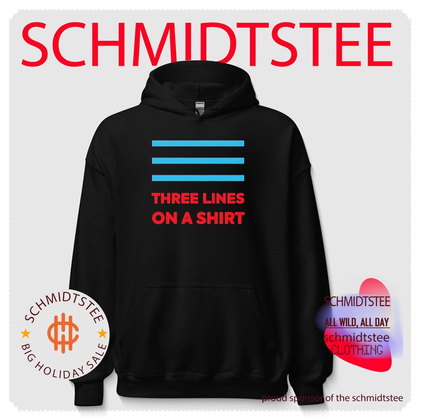 England Europe Three Lines On A shirt