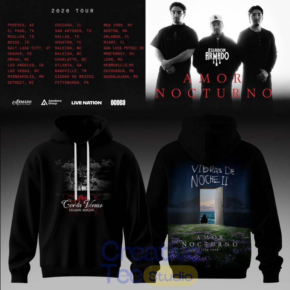 Eslabón Armado Amor Nocturno Tour 2026 Special Tee Hoodie