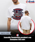 Evansville Thunderbolts president’s cup Champions 2025 shirt