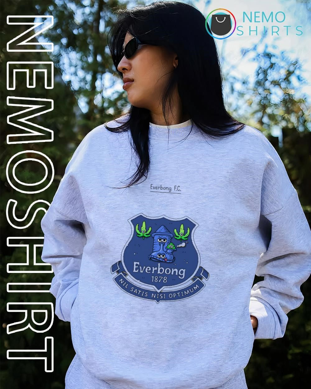 Everbong F.C. Nil satis nisi optimum 1878 cartoon shirt