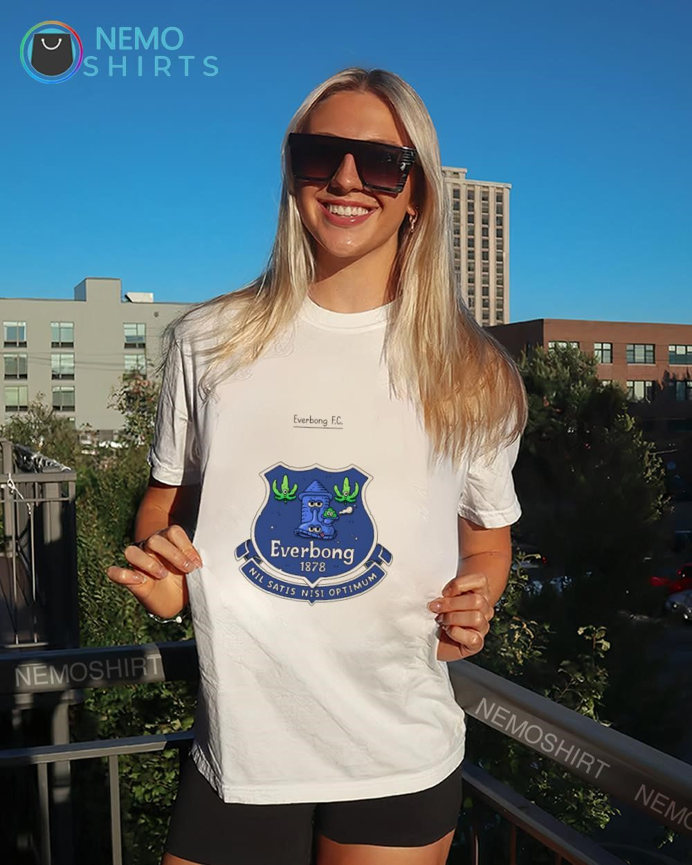 Everbong F.C. Nil satis nisi optimum 1878 cartoon shirt