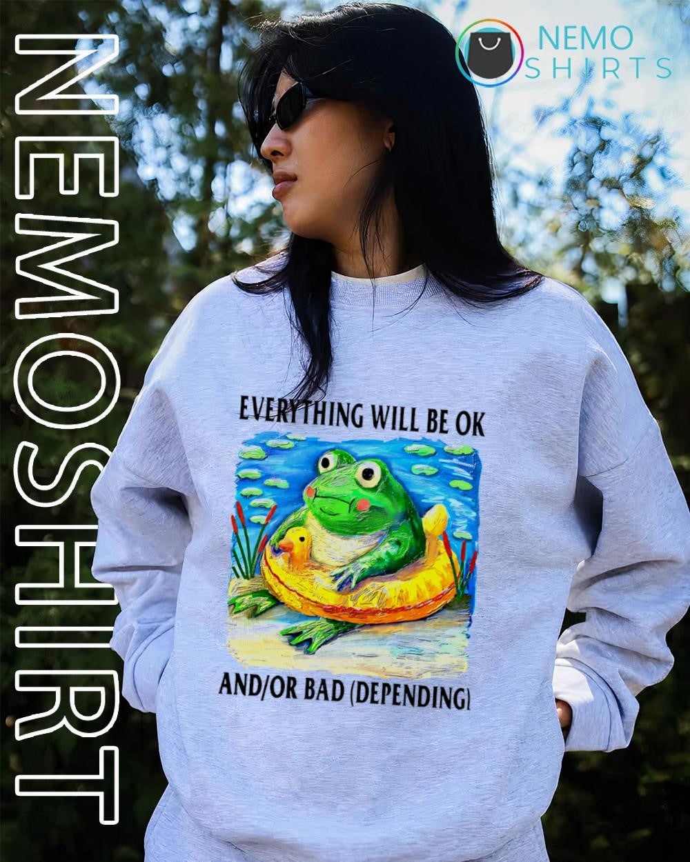 Everythings will be ok and ỏ bad frog classic shirt