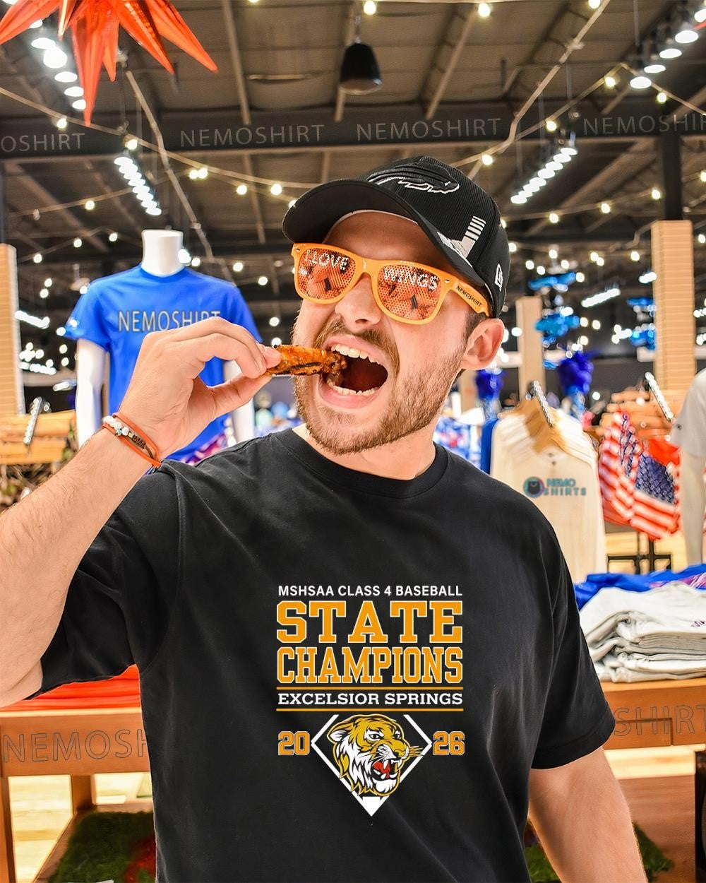 Excelsior Springs Tigers 2026 MSHSAA Class 4 Baseball State Champions shirt
