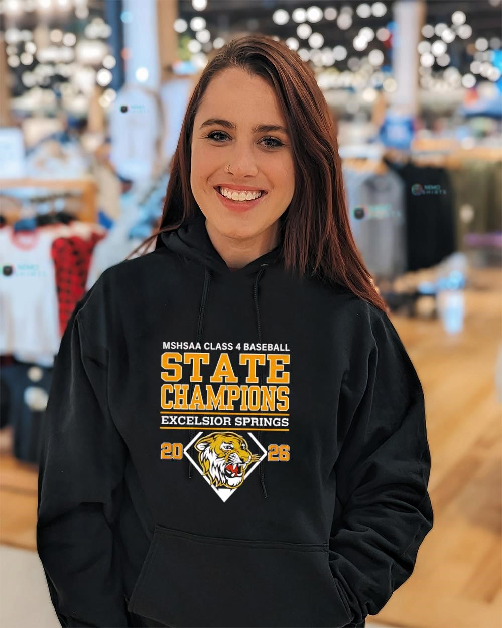 Excelsior Springs Tigers 2026 MSHSAA Class 4 Baseball State Champions shirt