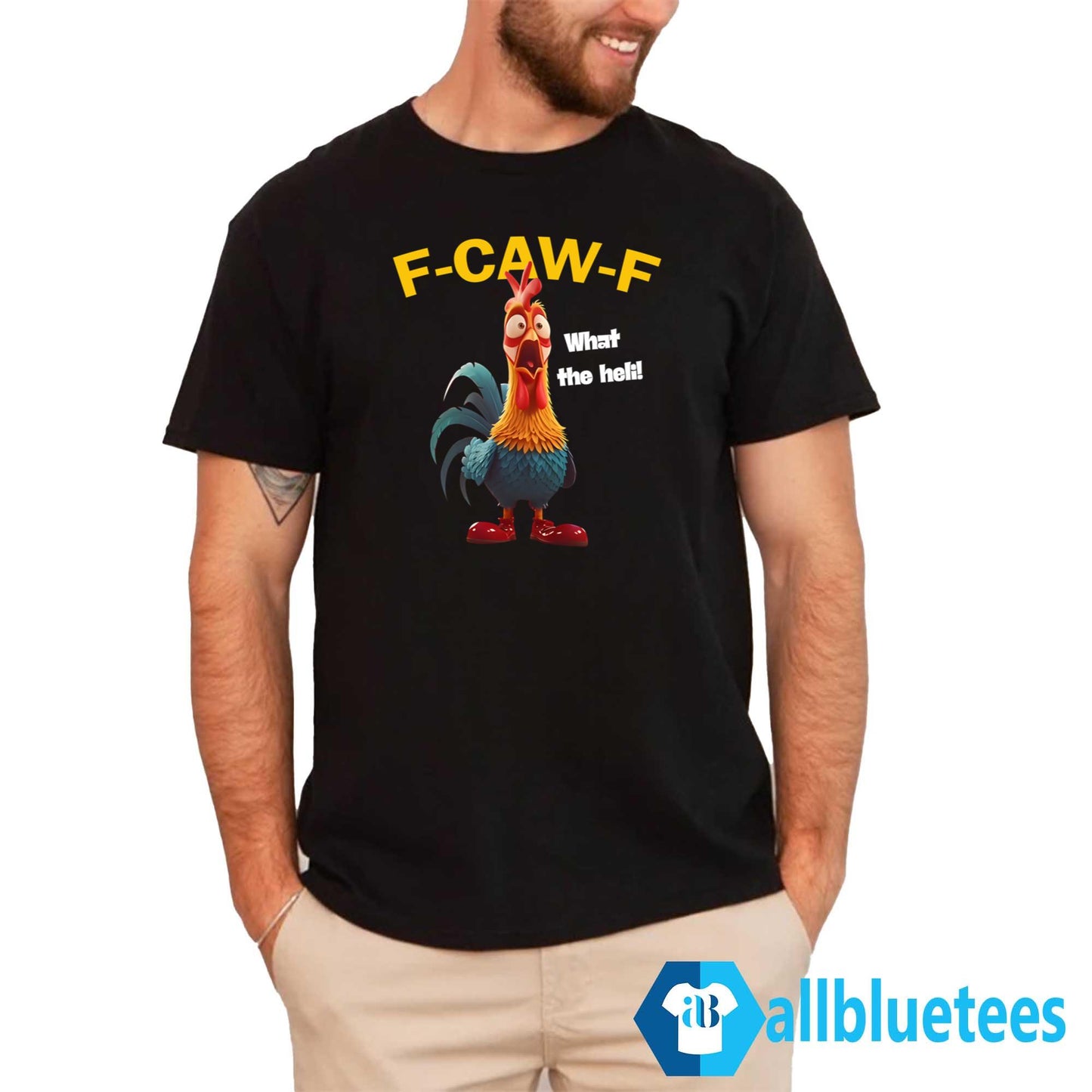 F-Caw-F Chicken What The Heli Shirt