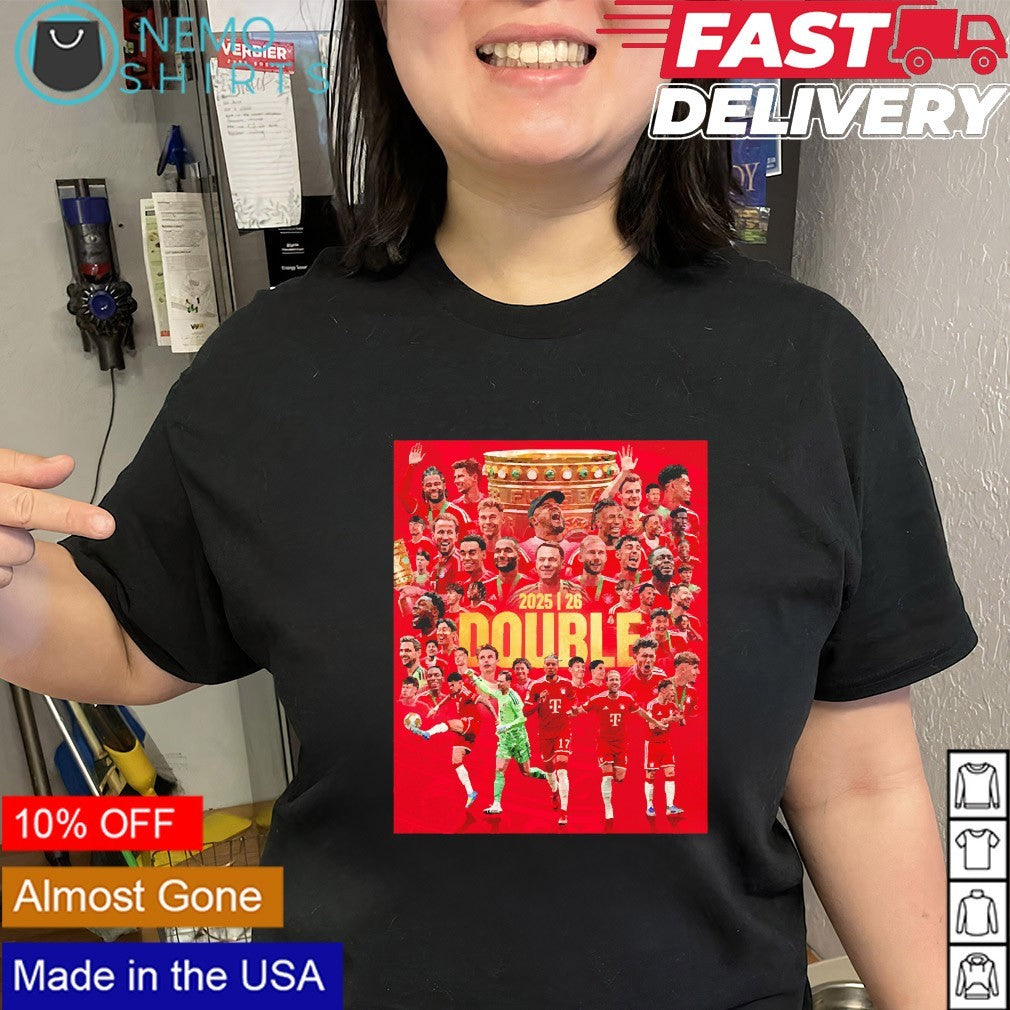 FC Bayern München Doublesieger 2026 shirt