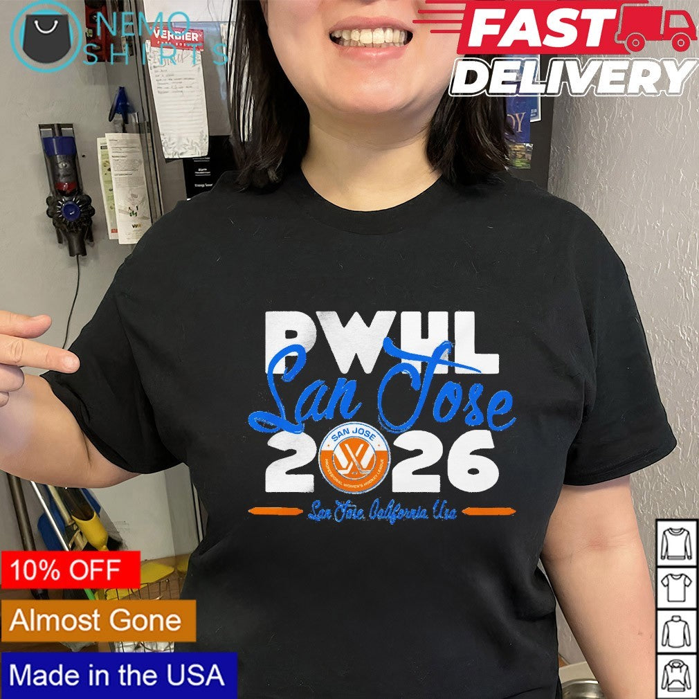 PWHL San Jose 2026 San Jose California USA shirt