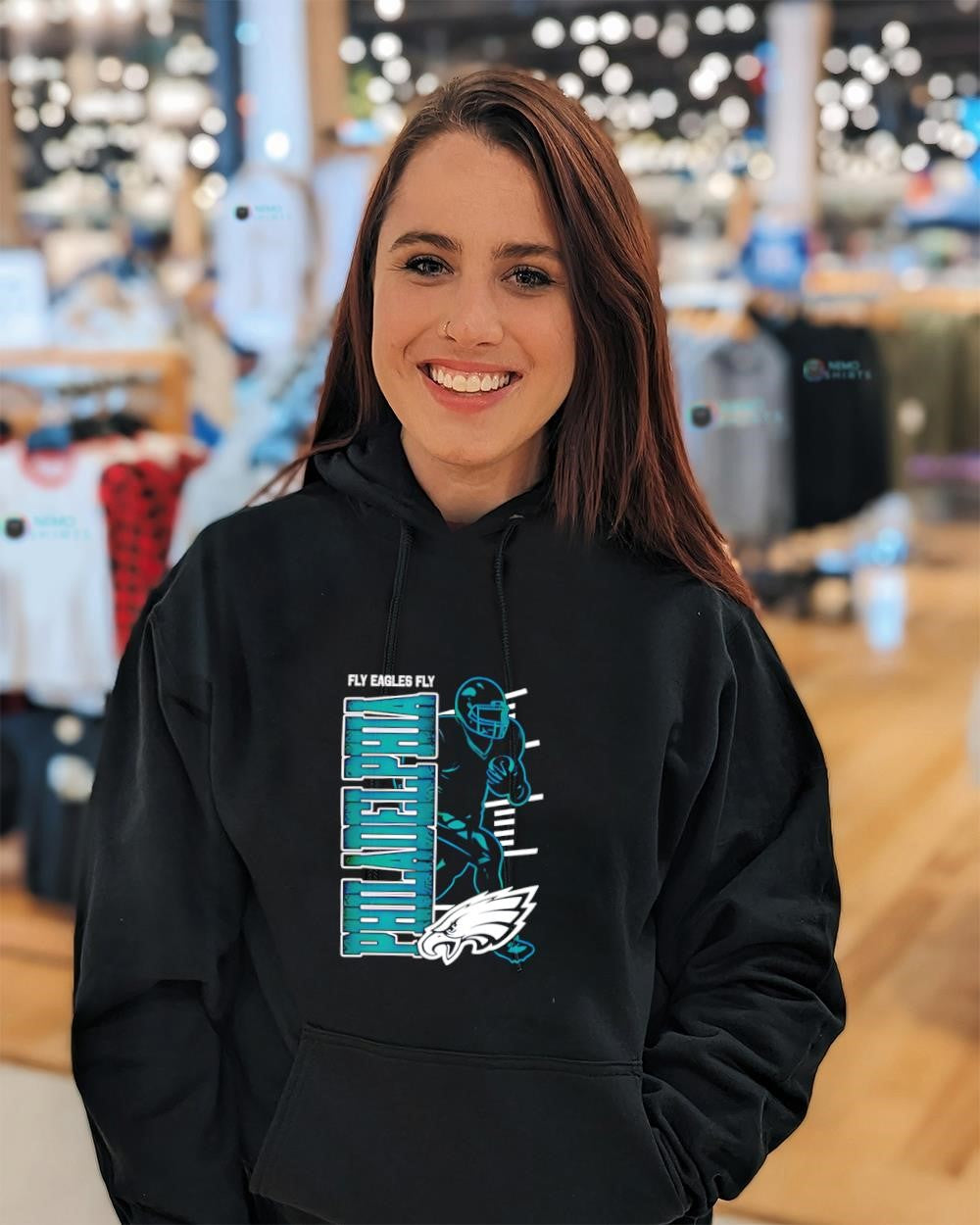 FLy Eagles fly Philadelphia Eagles player logo shirt