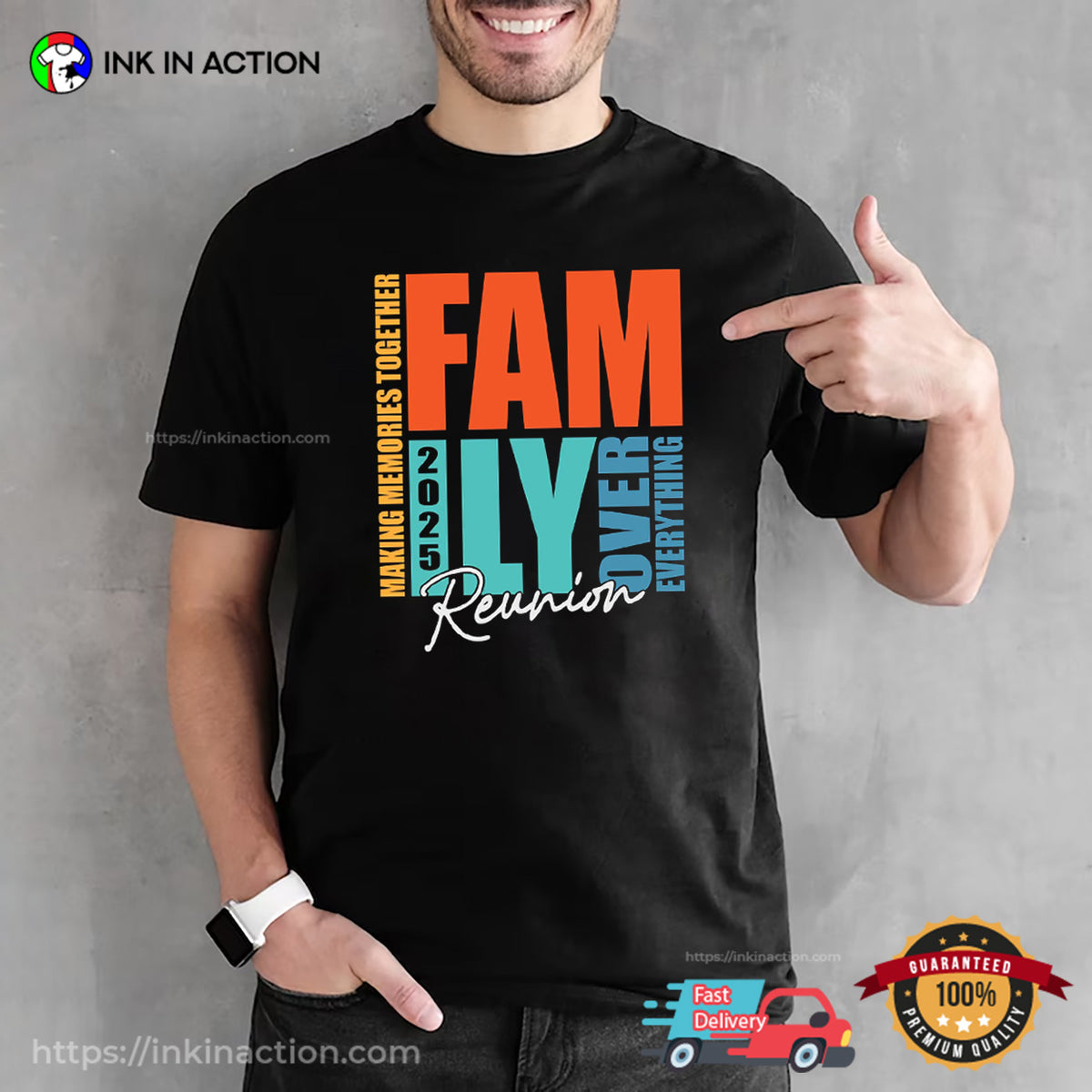 Family Reunion Over Everything 2025 T-shirt