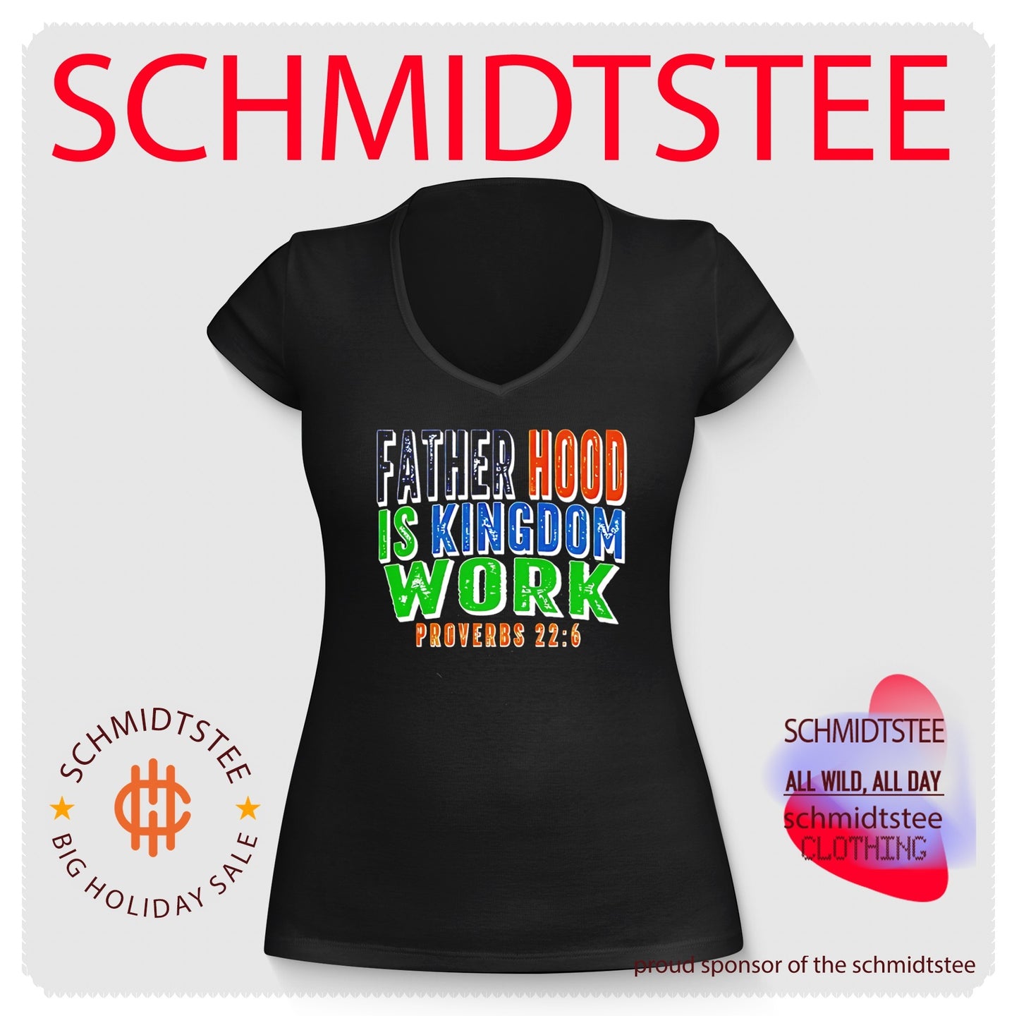 Father hood is kingdom work proverbs simple text shirt