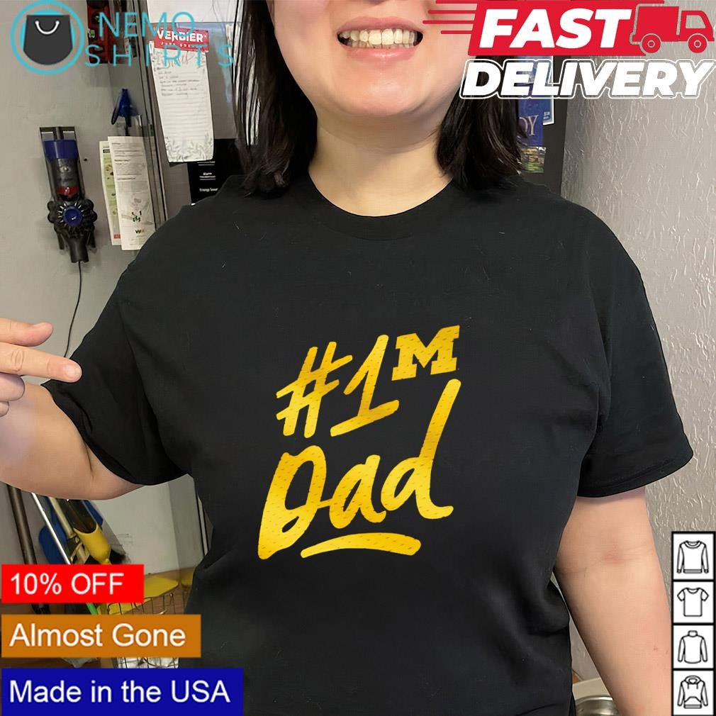 Father’s Day Michigan Wolverines number 1 Dad logo shirt