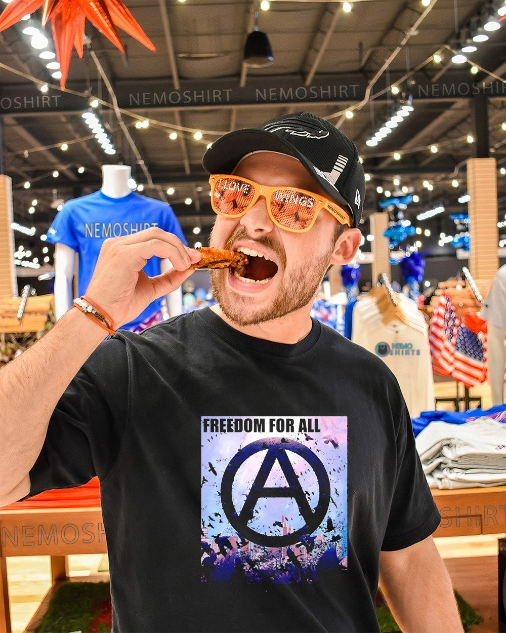 FdA-IFA freedom for all logo shirt