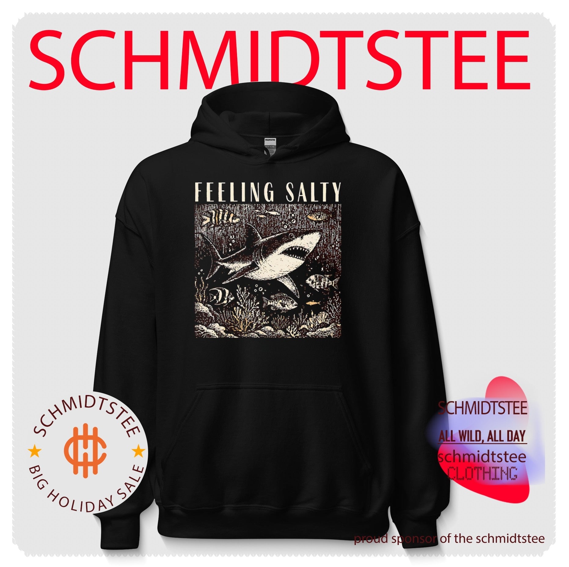 Feeling Salty fish retro shirt