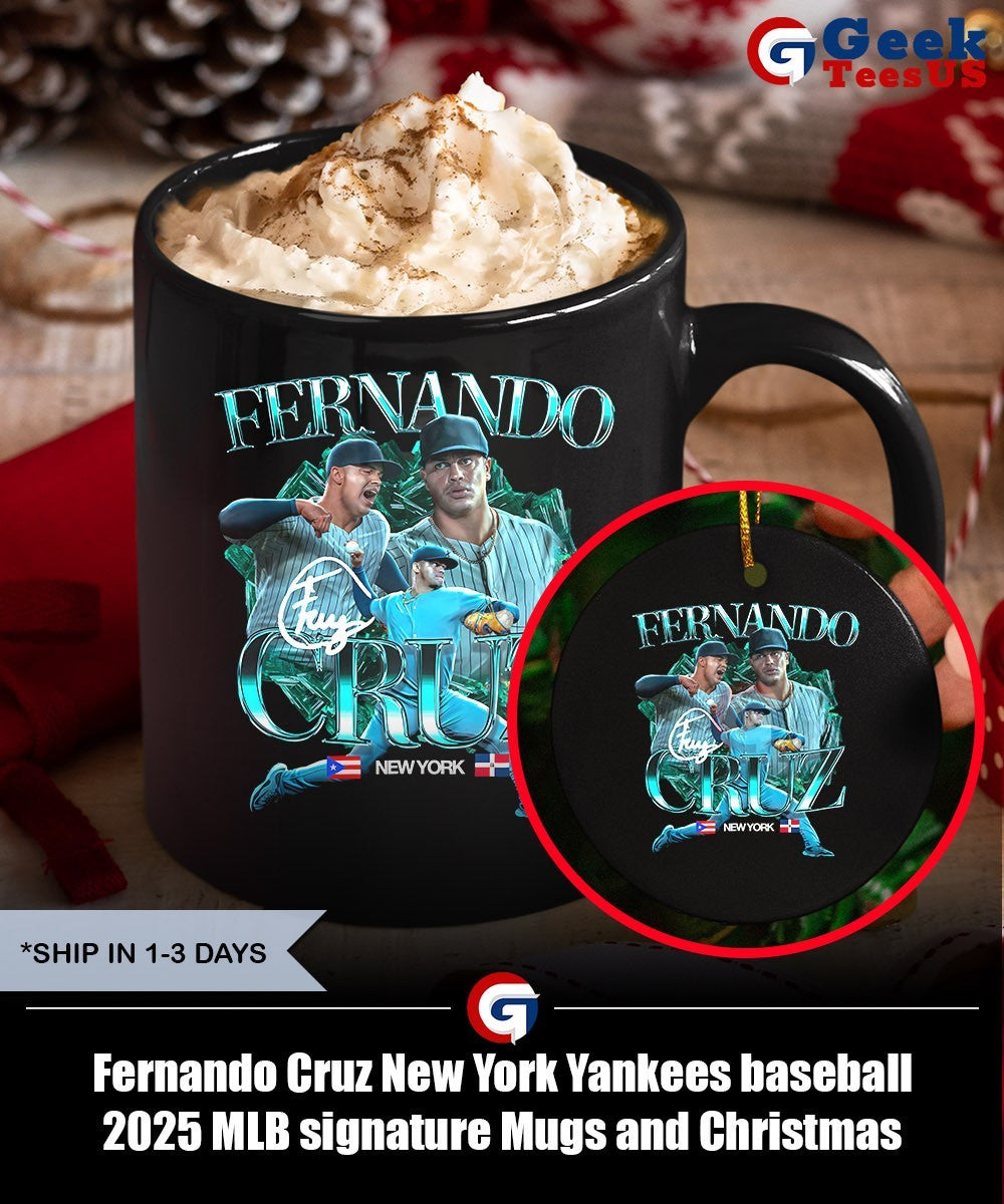 Fernando Cruz New York Yankees baseball 2025 MLB signature shirt
