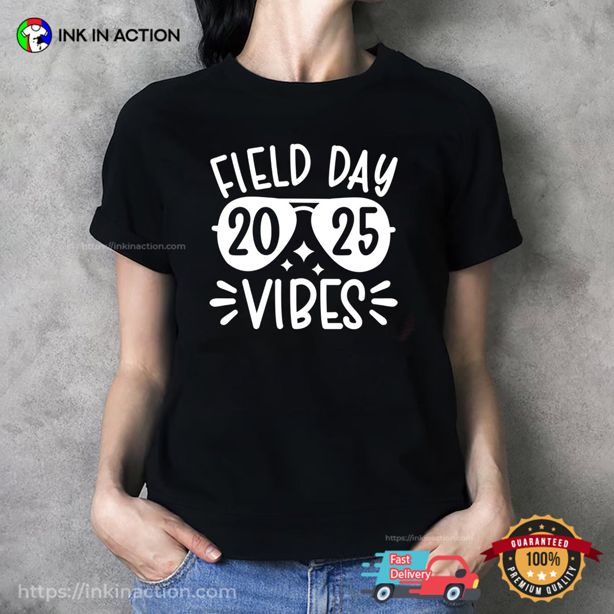 Field Day Vibes 2025 Funny Teacher T-shirt