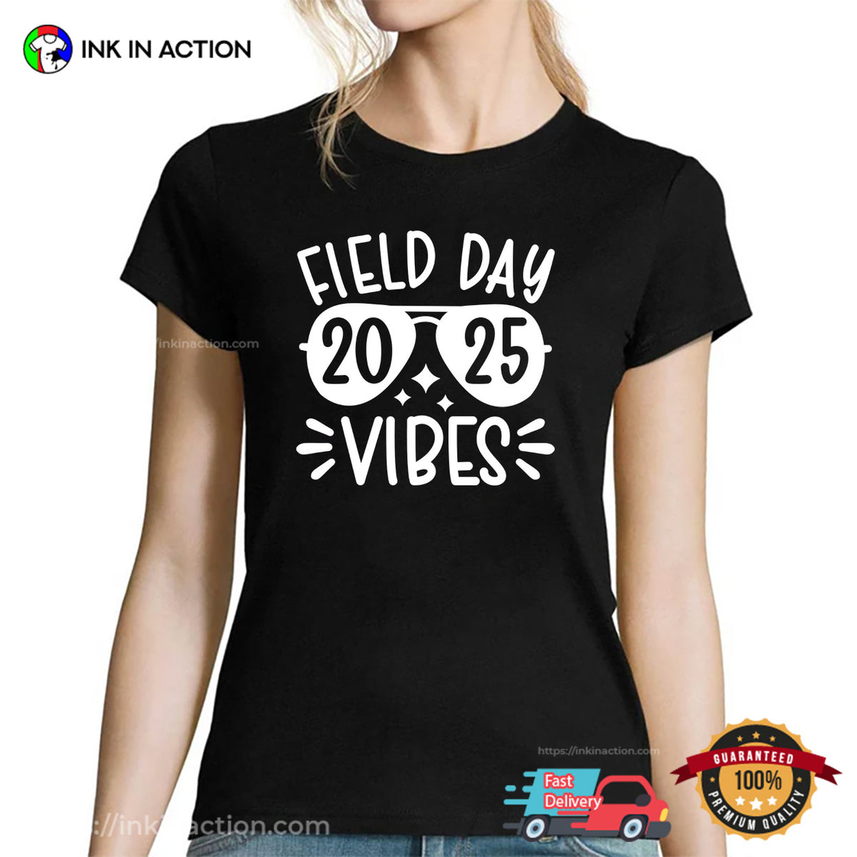 Field Day Vibes 2025 Funny Teacher T-shirt