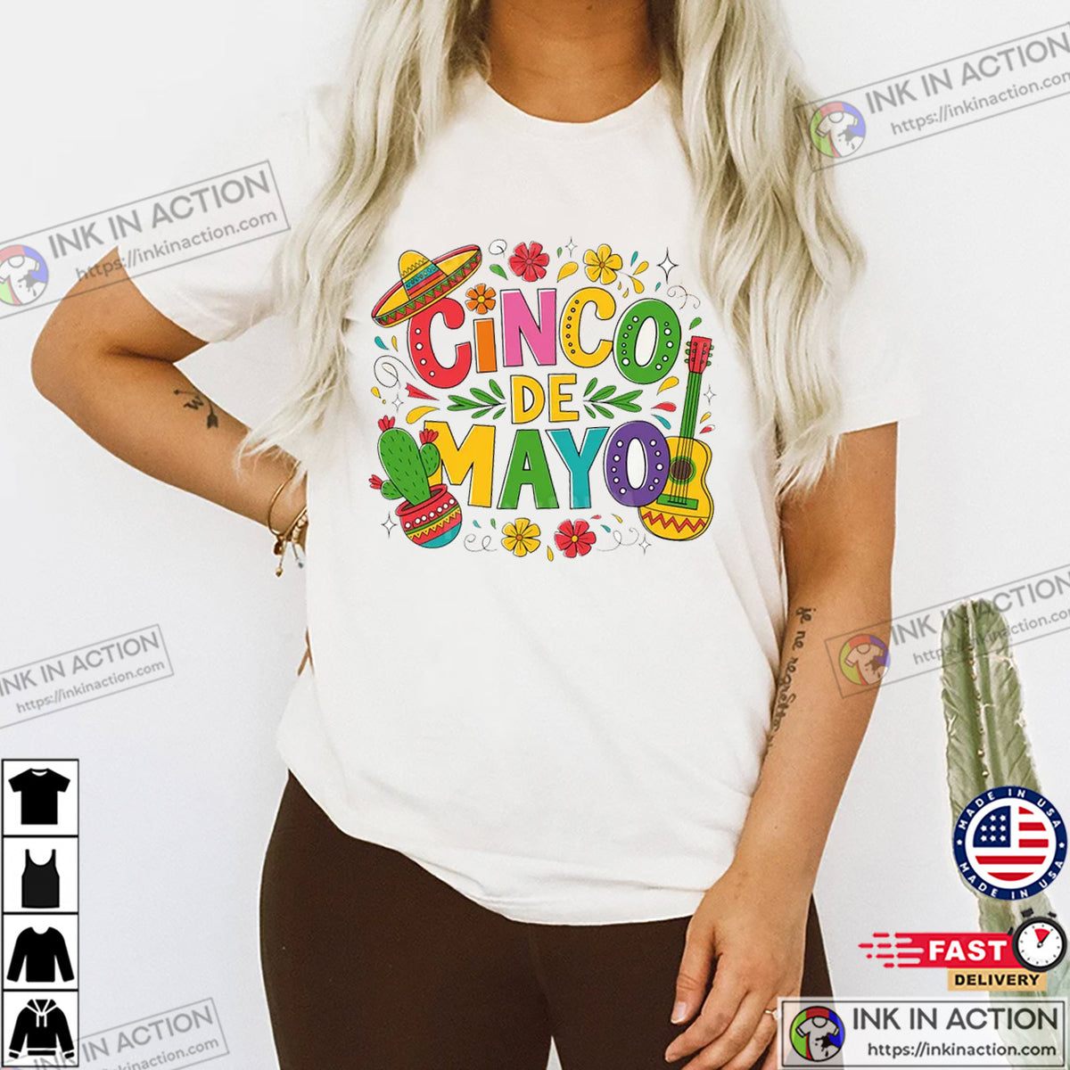 Fiesta Cinco De Mayo Celebration Tee