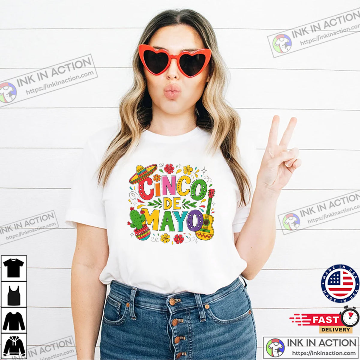 Fiesta Cinco De Mayo Celebration Tee
