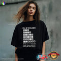 Fill In The Blanks Dirty Mind Test T-shirt