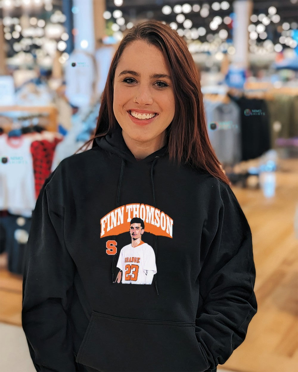 Finn Thomson Syracuse Orange lacrosse player shirt