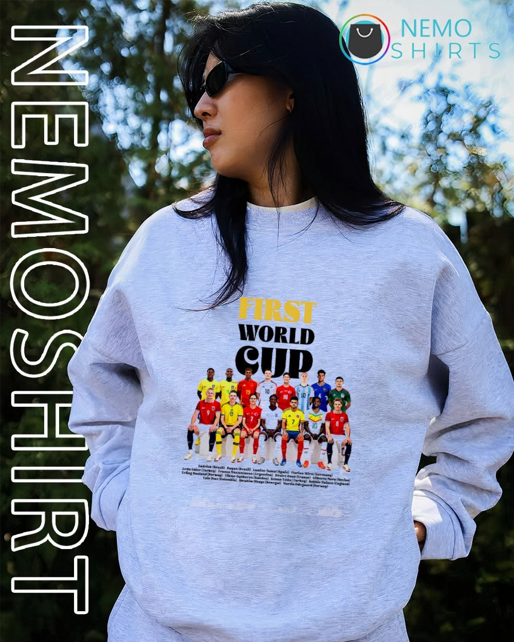 First 2026 FIFA World Cup poster showcasing talents shirt