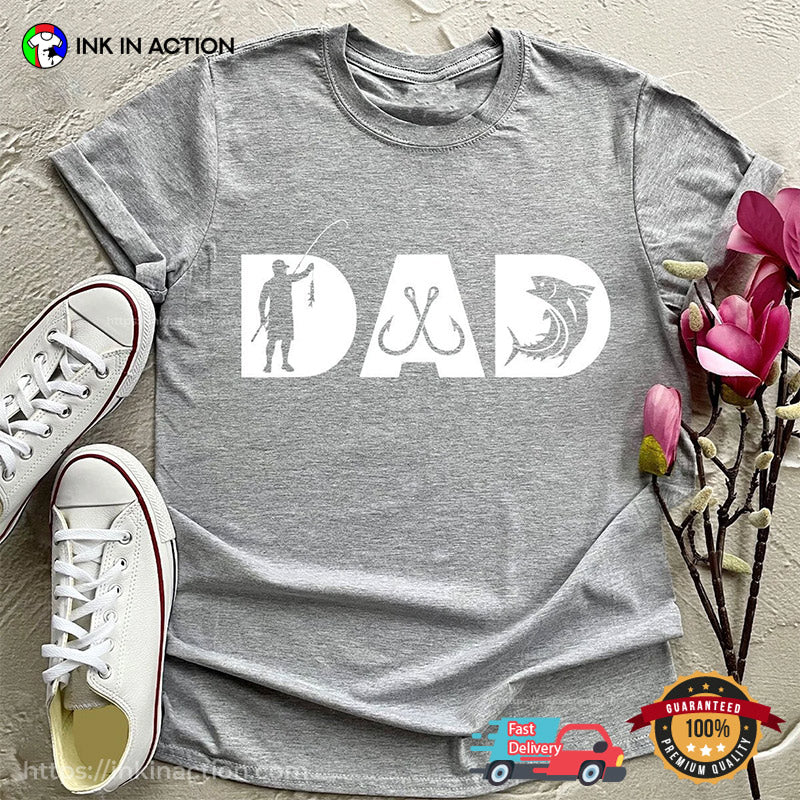 Fisherman Dad Funny Fathers Day Shirt