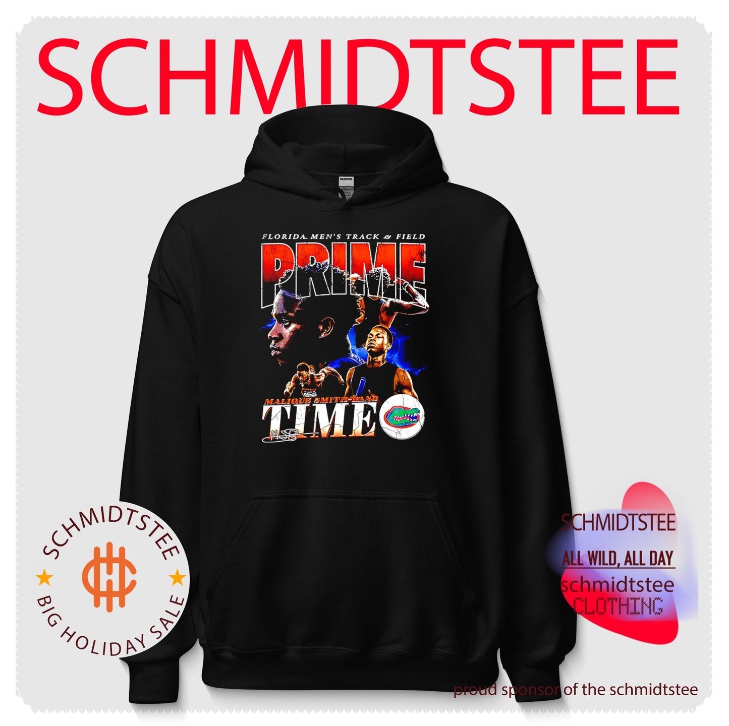 Florida Gators Florida men’s track and field prime Malique Smith band time shirt