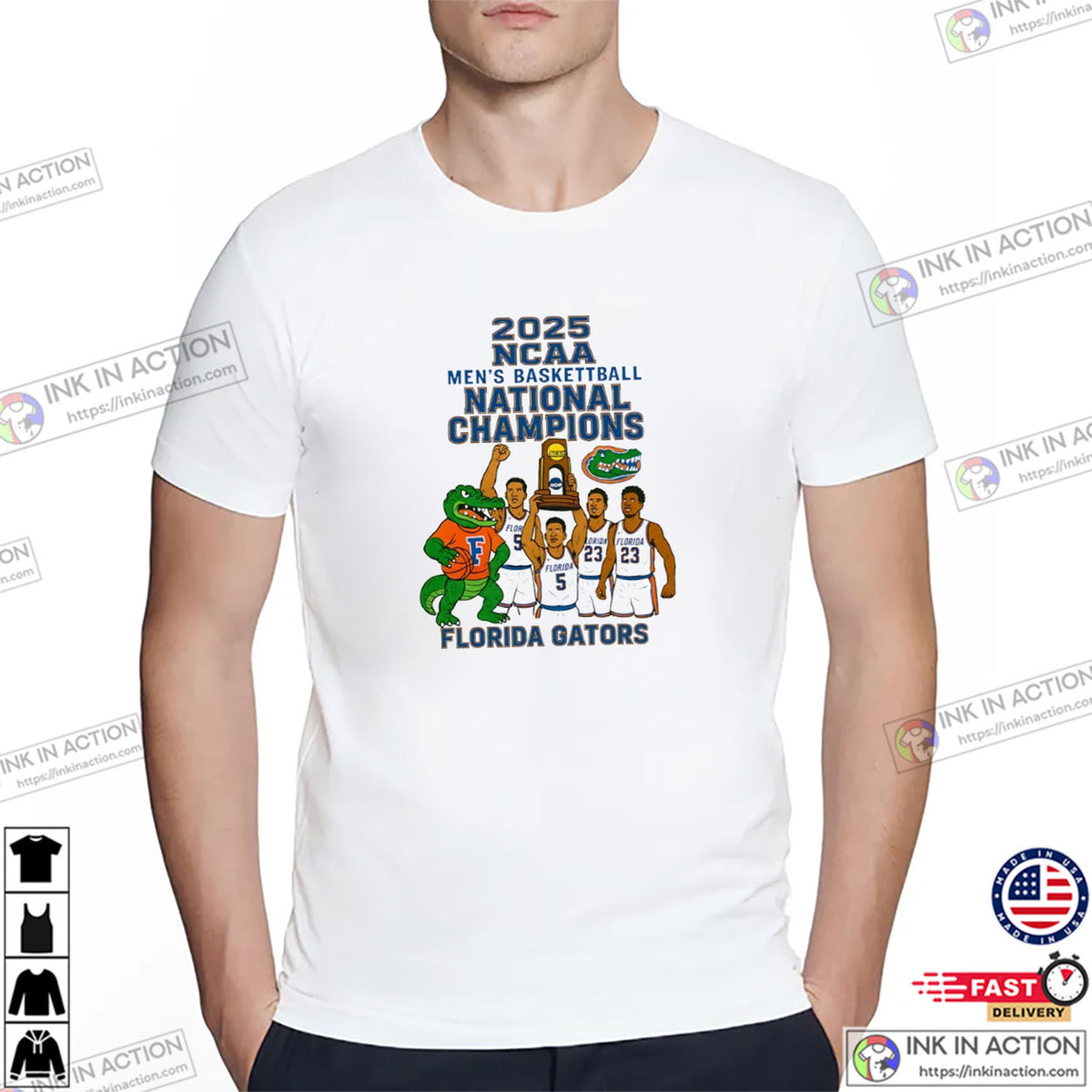 Florida Gators The Champions 2025 Basketball Tee