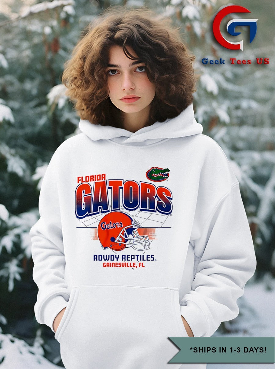 Florida Gators football Rowdy Reptiles helmet shirt