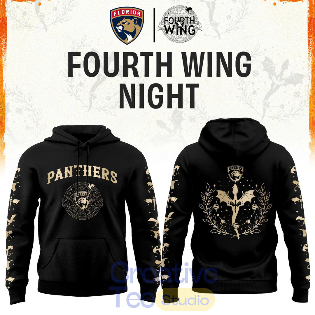 Florida Panthers Fourth Wings Night Limited Edition Hoodie