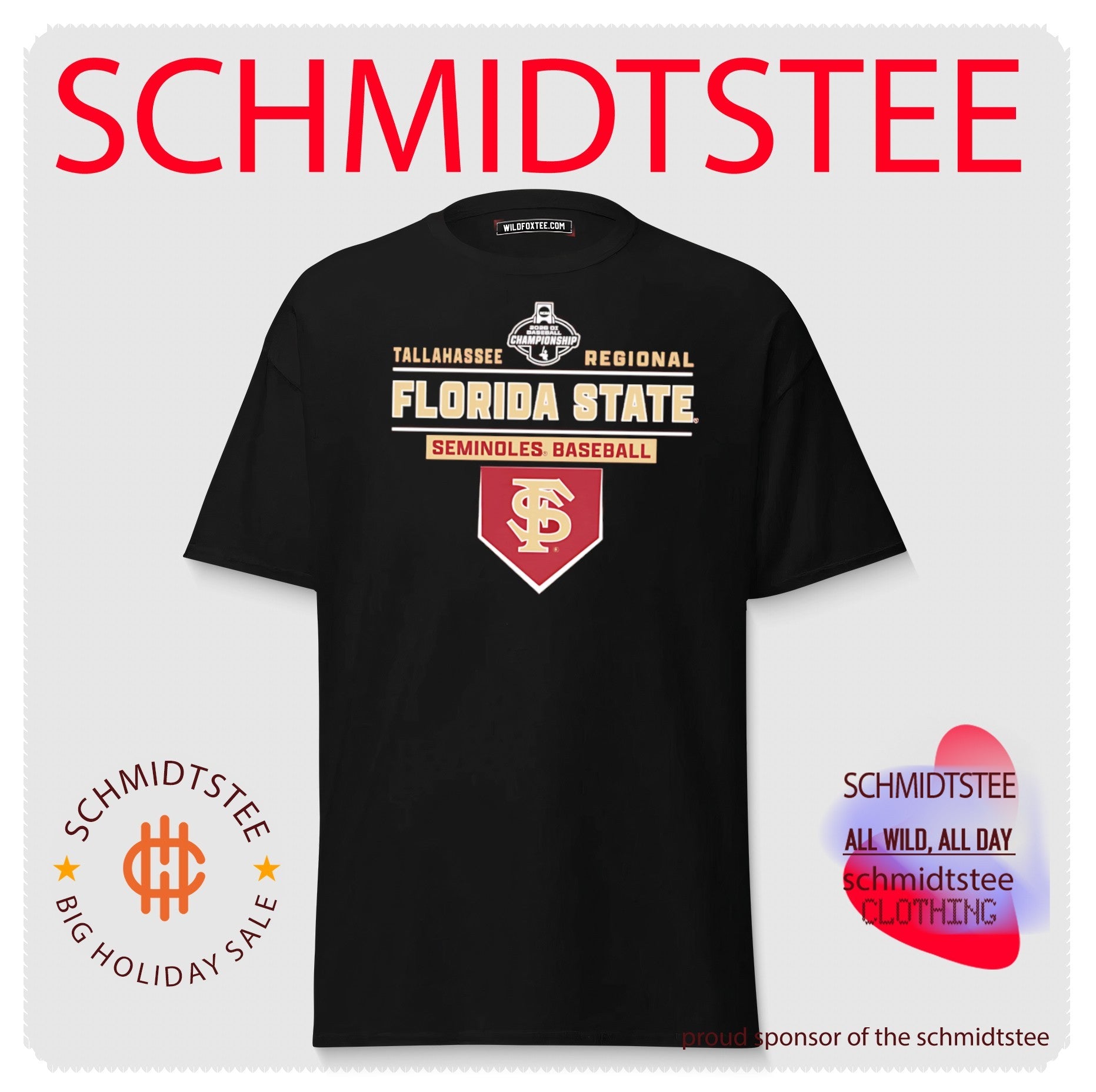 Florida State University Baseball 2026 Regional Bound shirt