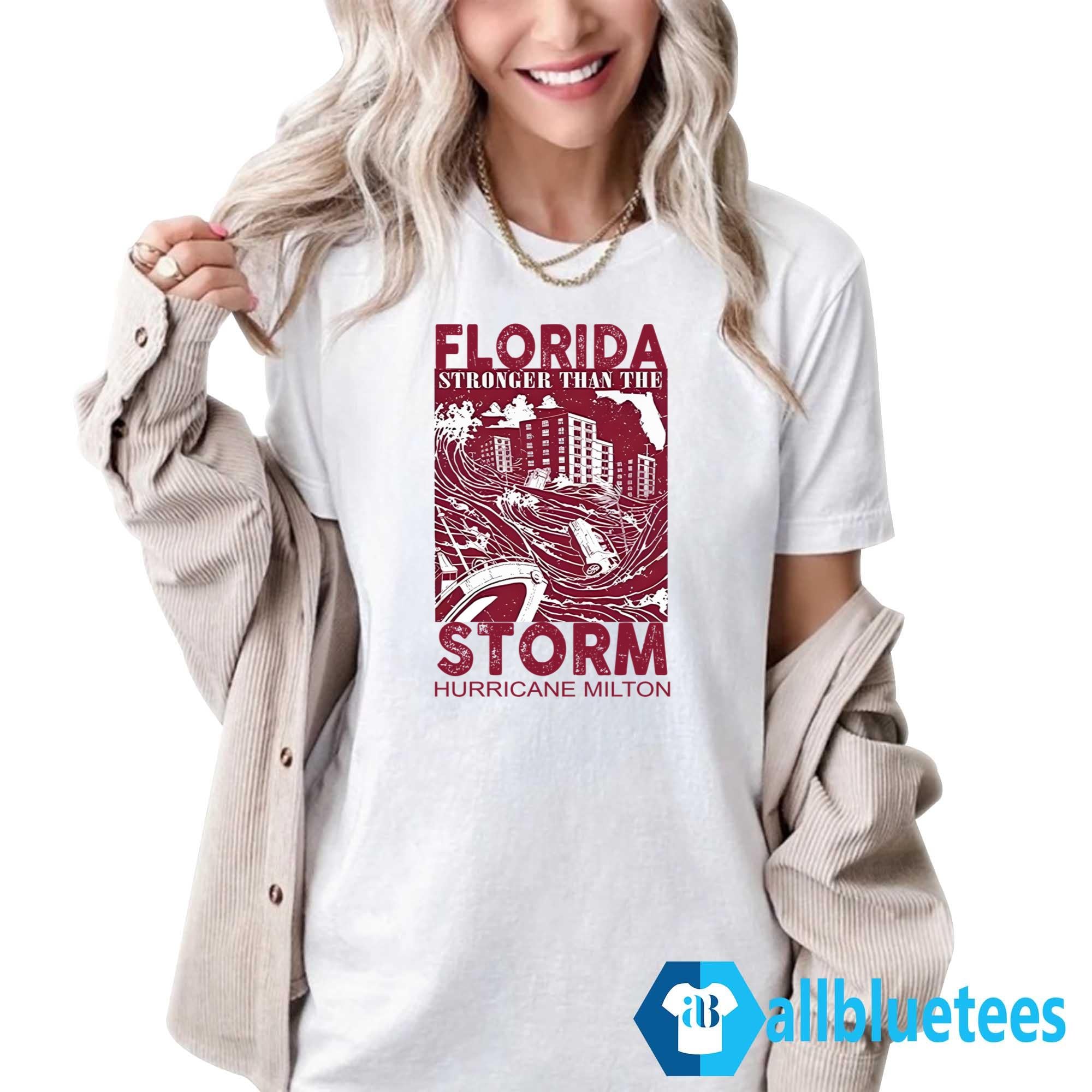 Florida Stronger Than The Storm Hurricane Milton Shirt