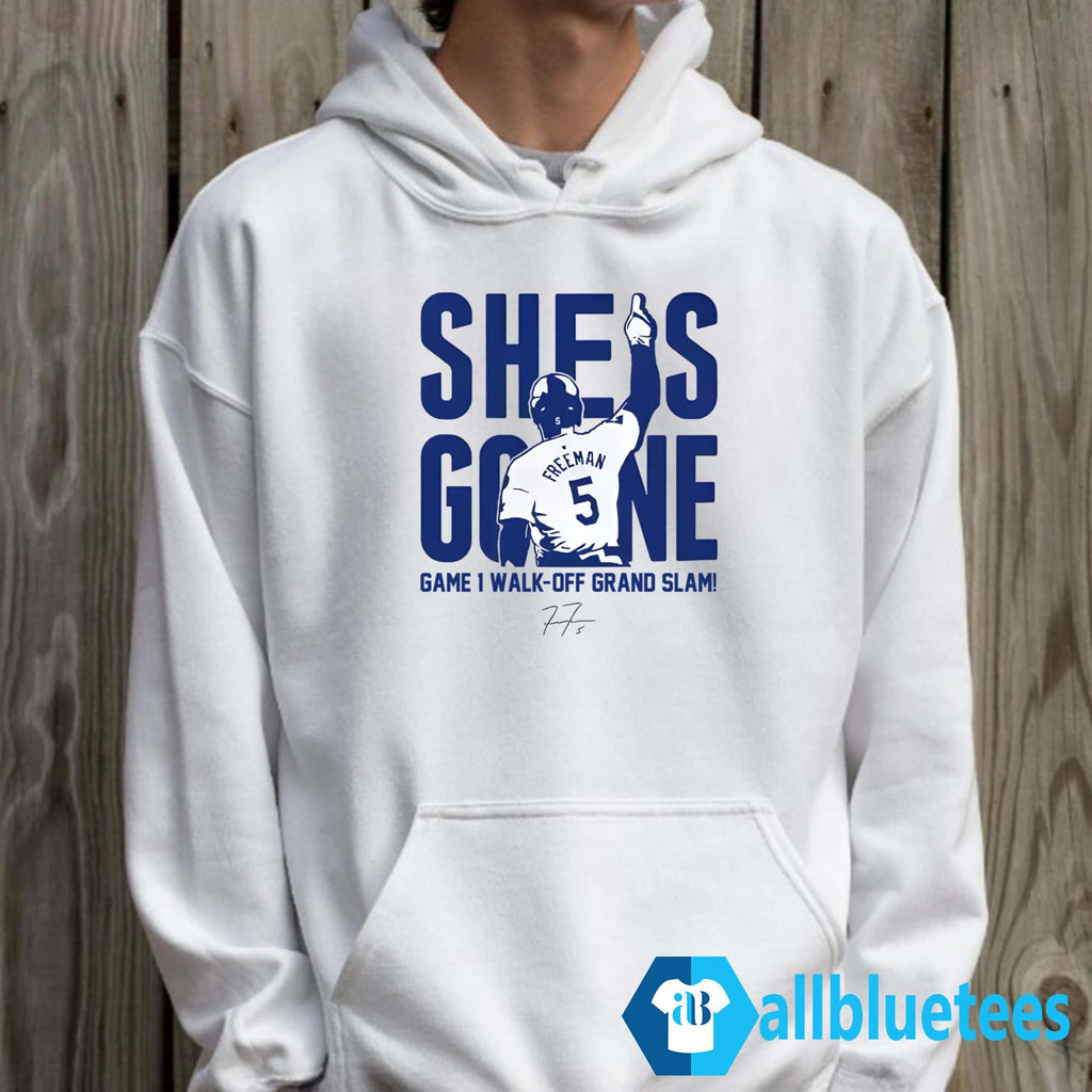Freddie Freeman She Is Gone Game 1 Walk-Off Grand Slam Shirt