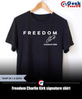 Freedom Charlie Kirk signature shirt