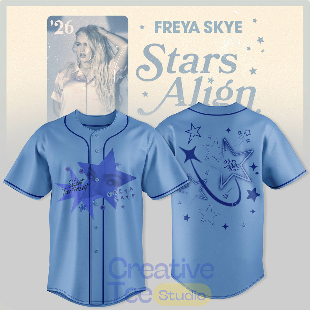 Freya Skye Stars Align Tour 2026 Baseball Jersey