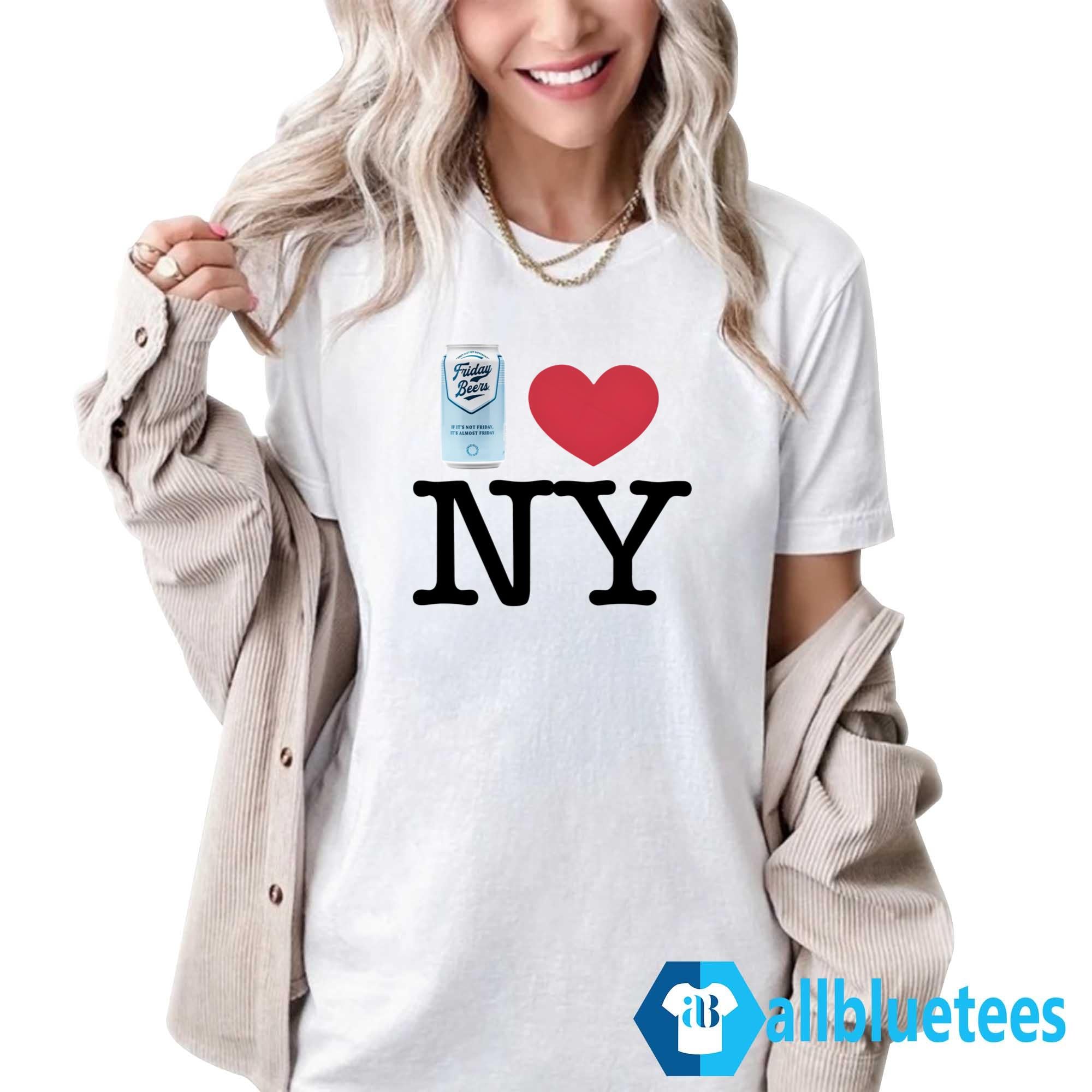 Friday Beers Love New York Shirt