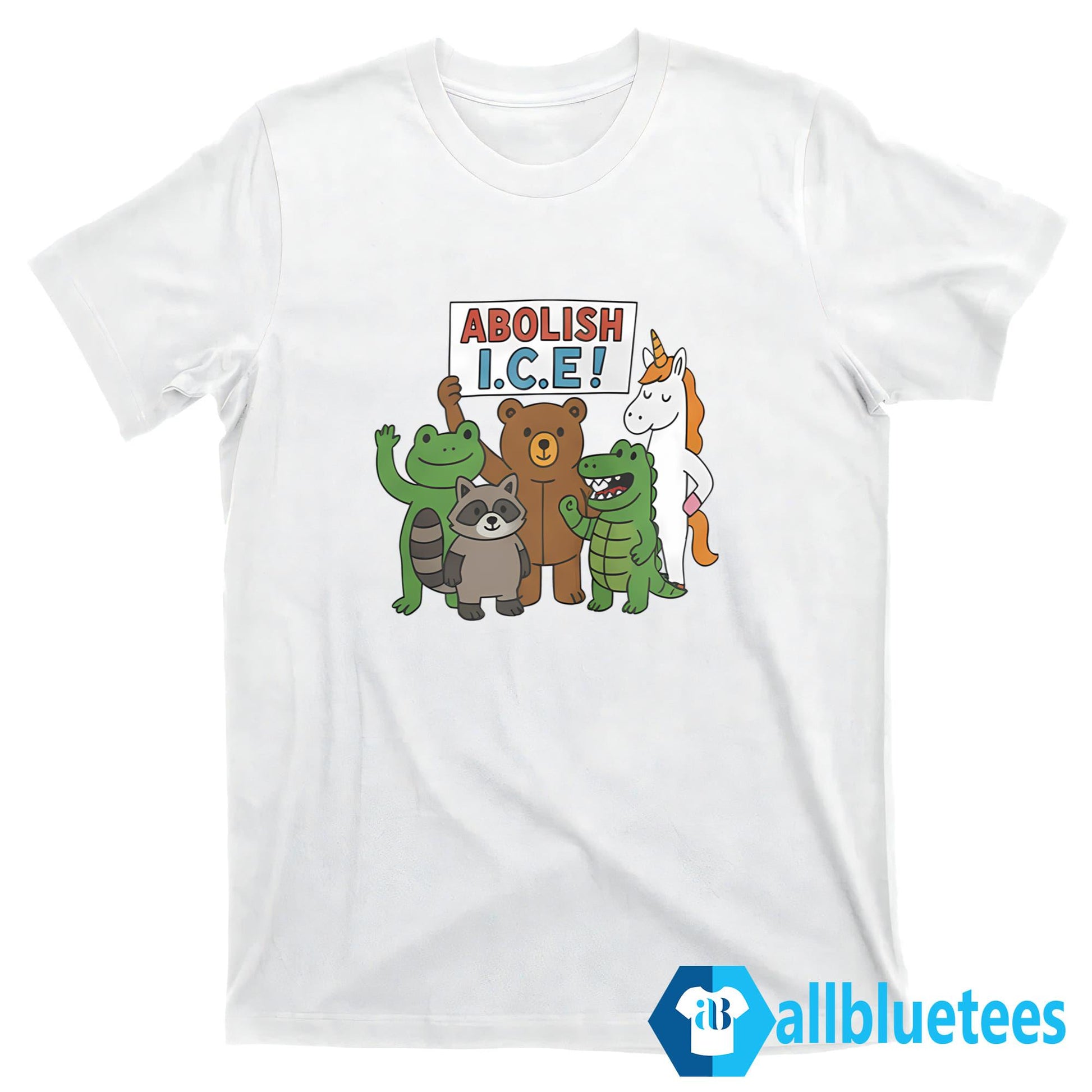 Frog Bear Raccoon Abolish ICE Shirt