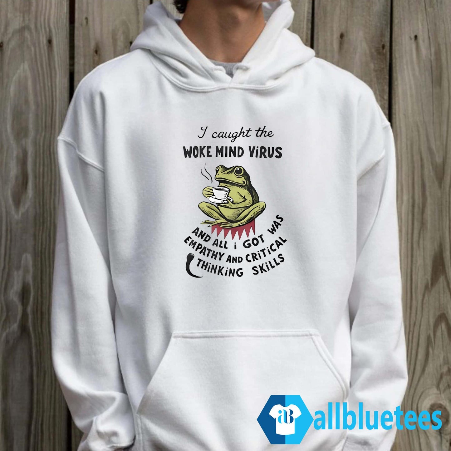 Frog Coffee I Caught The Woke Mind Virus Shirt