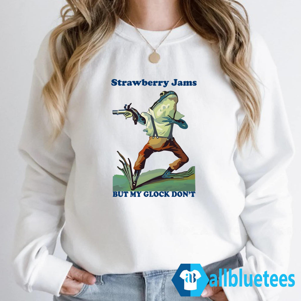Frog Strawberry Jams But My Glock Don’t Shirt