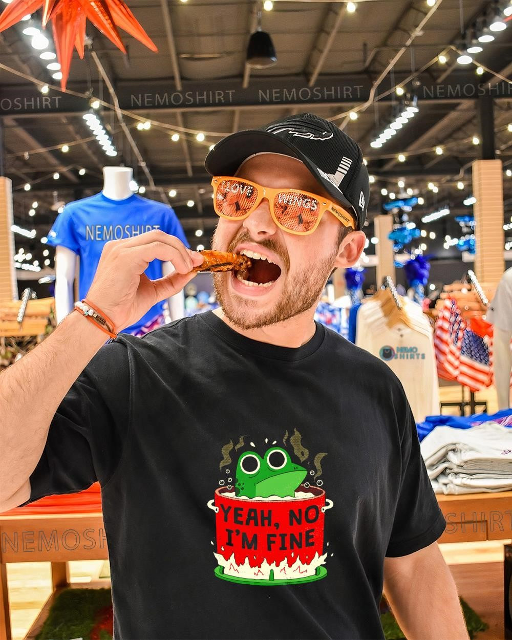 Frog is Fine yeah no i’m fine shirt