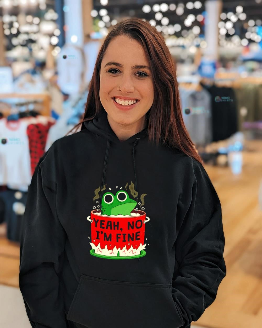 Frog is Fine yeah no i’m fine shirt