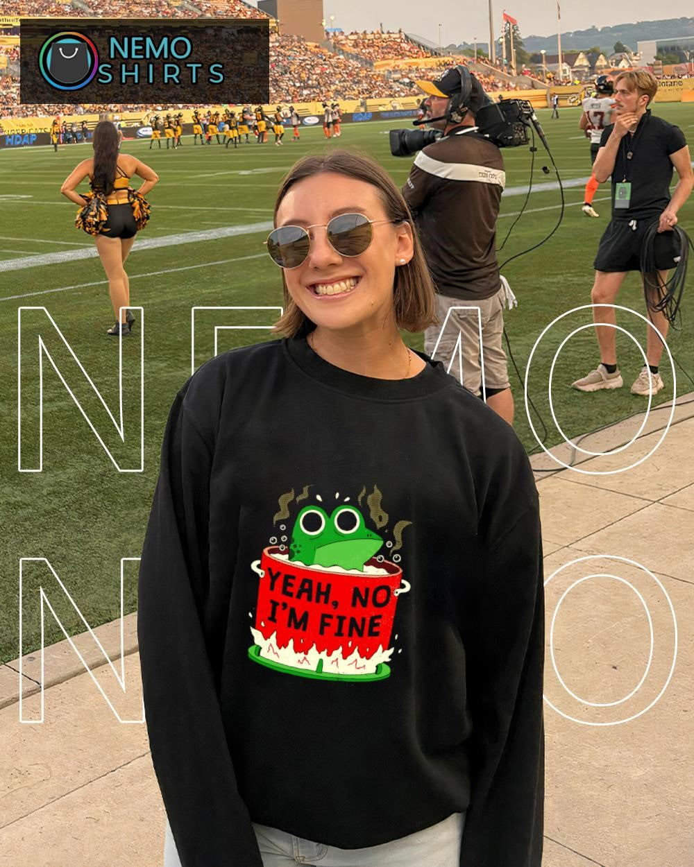 Frog is Fine yeah no i’m fine shirt