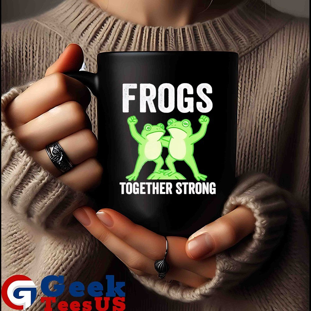 Frogs Together Strong Portland Frog Protest shirt