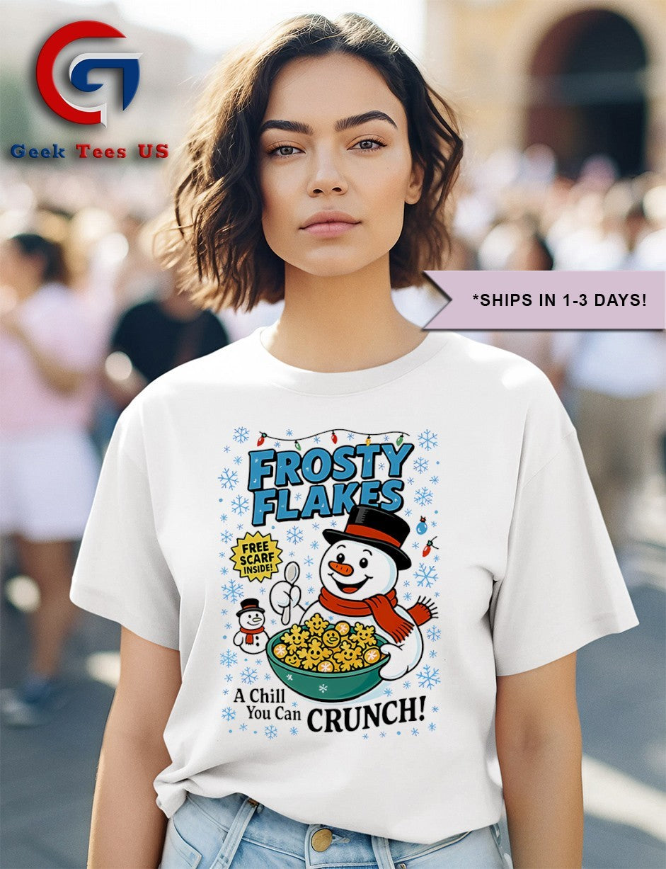 Frosty flakes Snowman a chill you can Christmas 2025 shirt