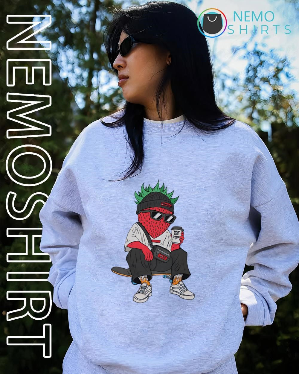 Fruit Hypebeasts Moe the Strawberry shirt